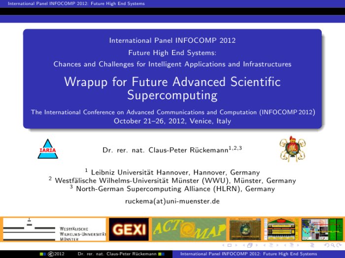 Research Lecture Titlepage