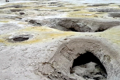 Stefanos Volcano Crater